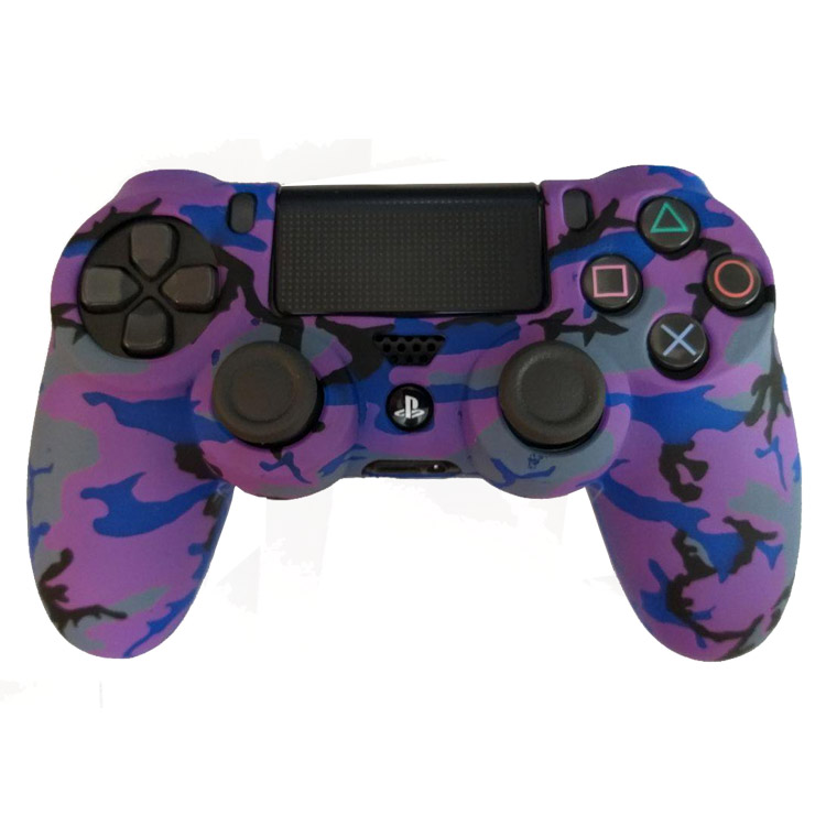 روکش کنترلر Dualshock 4 Cover - Purple and Blue