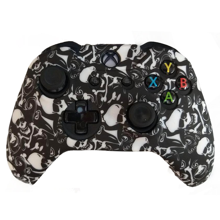 Xbox One Controller cover - Skull and White