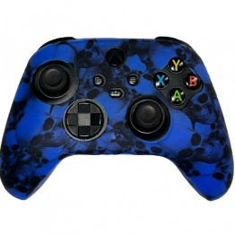 Xbox Series X/S Controller Cover - Blue Skulls