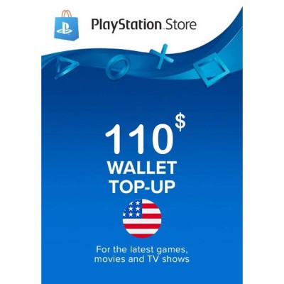 PSN 110$ Gift Card US دیجیتالی