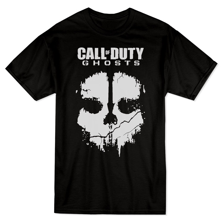 Call of Duty Ghosts T-Shirt - Black زیور آلات و پوشیدنی