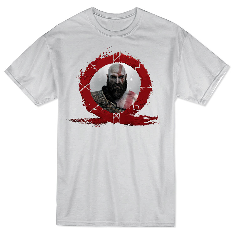 God of War T-Shirt - White زیور آلات و پوشیدنی