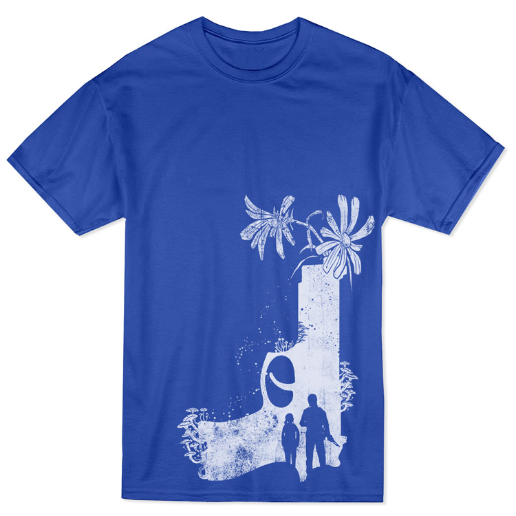 The Last of Us T-Shirt - Blue زیور آلات و پوشیدنی