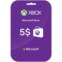 Microsoft XBOX 5$ Gift Card US دیجیتالی 