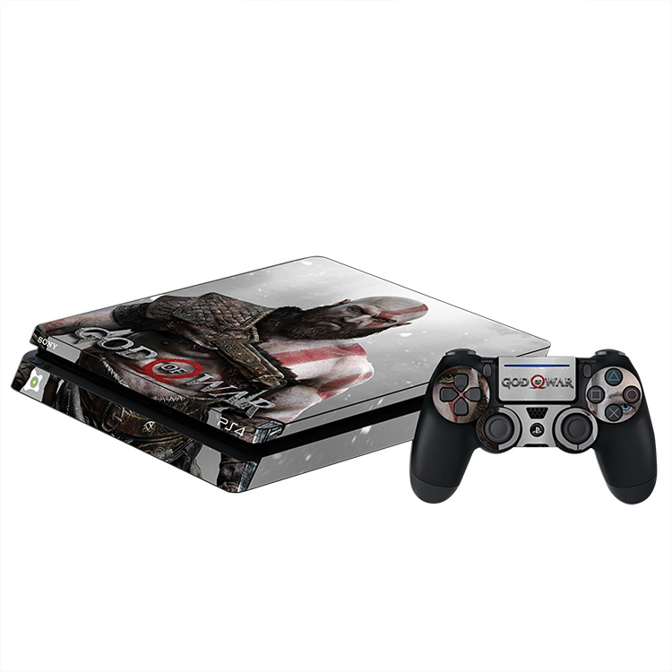 PlayStation 4 Slim Skin - God of War کاور و برچسب