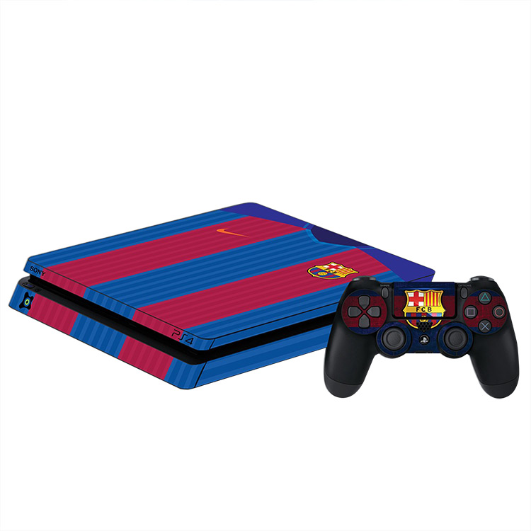 PlayStation 4 Slim Skin - FC Barcelona کاور و برچسب