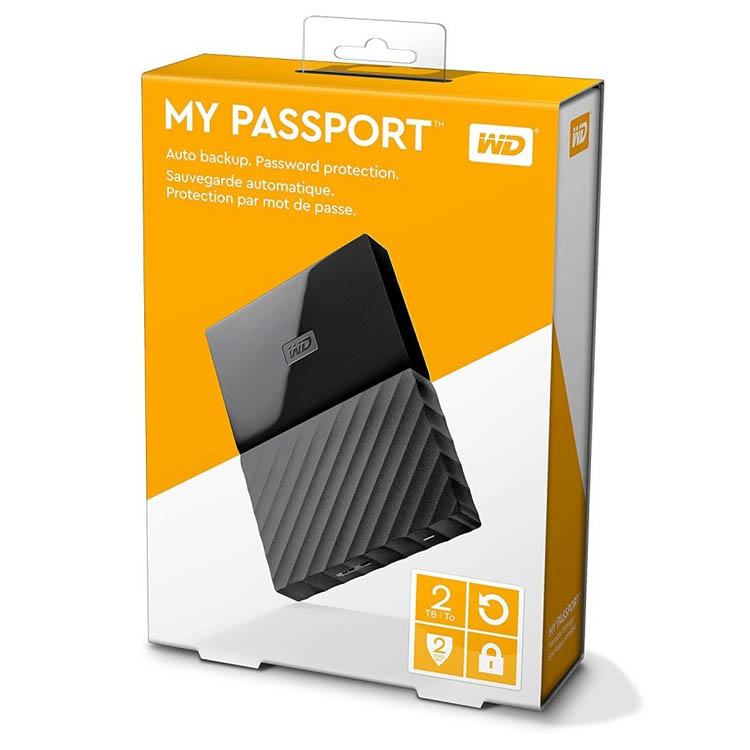 Western Digital My Passport External Hard Drive - 2TB