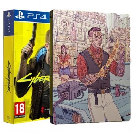 Cyberpunk 2077 Valentinos Steelbook Edition - PS4