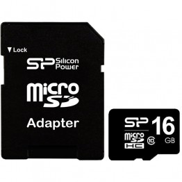 SP Elite MicroSD Memory Card - 16GB