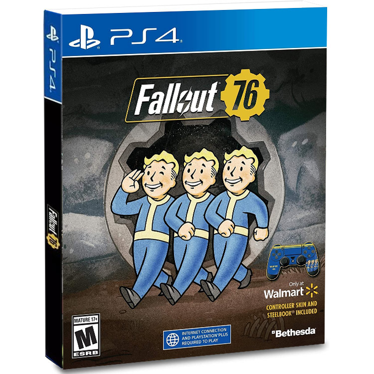 خرید بازی Fallout 76 دارای استیل بوک و روکش کنترلر برای PS4