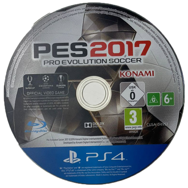 PES 2017 - PS4 کارکرده بدون قاب