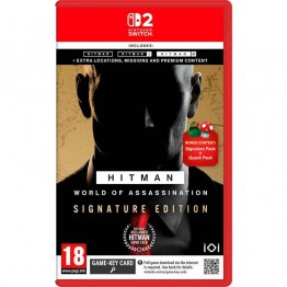 Hitman: World of Assassination Signature Edition Game Key Card - Nintendo Switch 2 