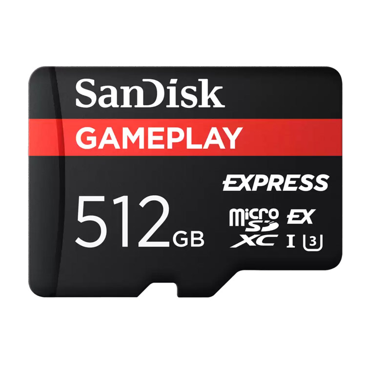 خرید کارت میکرو اس دی SanDisk GamePlay - ظرفیت 512 گیگابایت