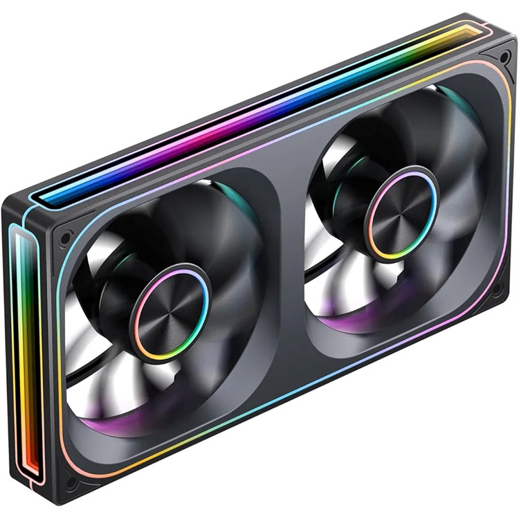 خرید فن کیس JONSBO ZA-240BR Infinity Mirror با فن معکوس - سیاه