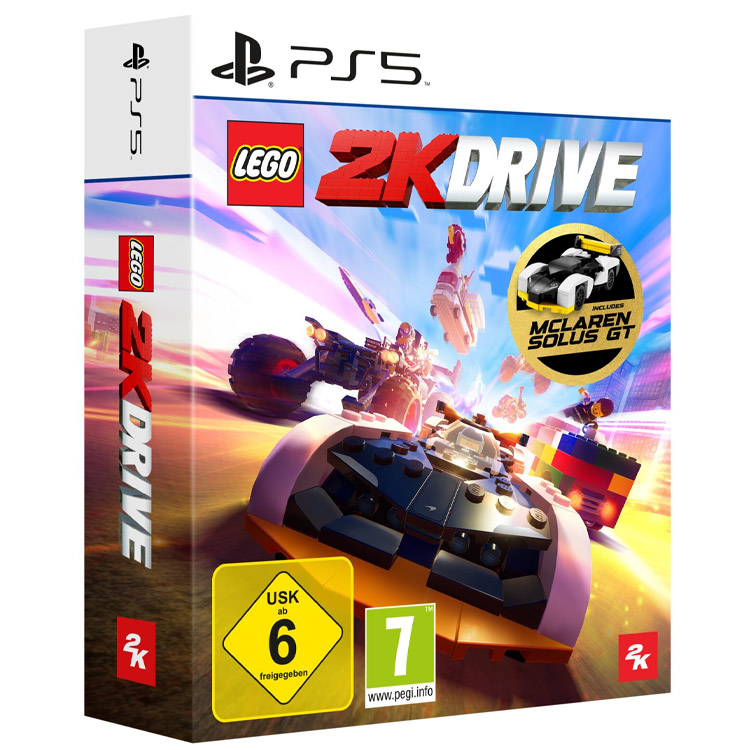 خرید بازی LEGO 2K Drive به همراه فیگور مک لارن Solus GT برای PS5