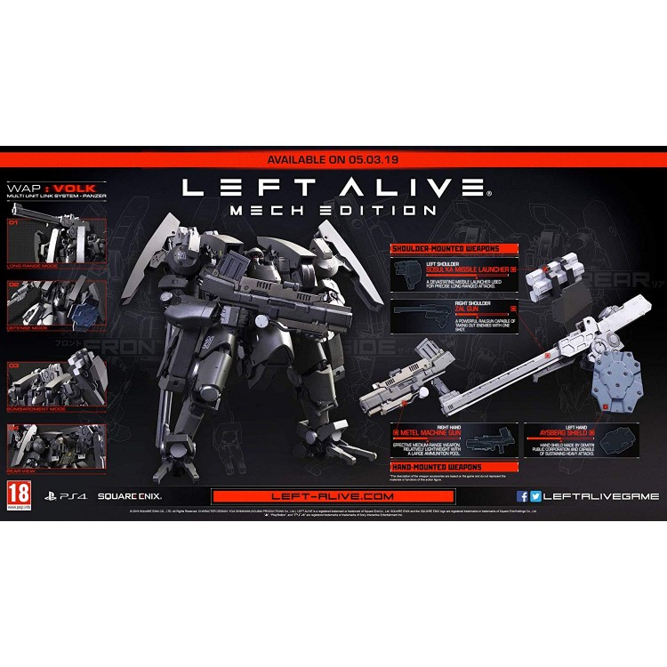 خرید بازی Left Alive Mech Edition - نسخه پلی استیشن 4