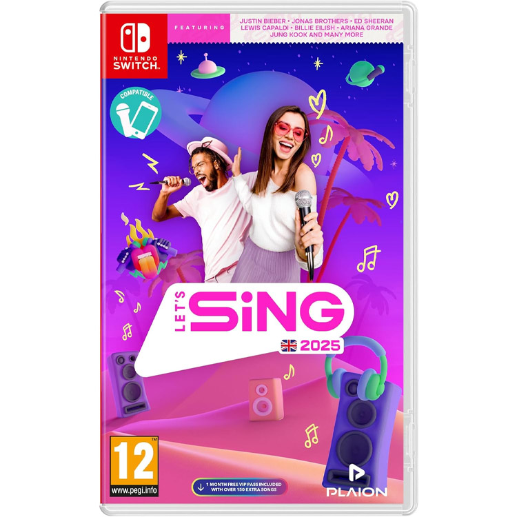 خرید بازی Let's Sing 2025 نسخه UK برای نینتندو سوییچ