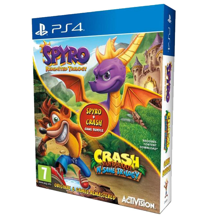 خرید بازی Spyro Reignited Trilogy و بازی Crash N.Sane Trilogy برای PS4