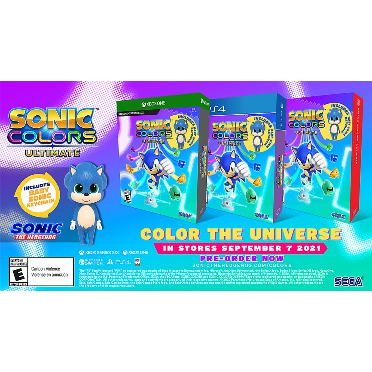 خرید بازی Sonic Colors Ultimate نسخه Launch برای نینتندو سوییچ