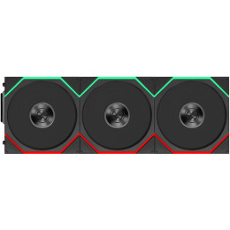 Lian Li UNI Fan TL Flex 120 Triple Pack Reverse Blade - Black