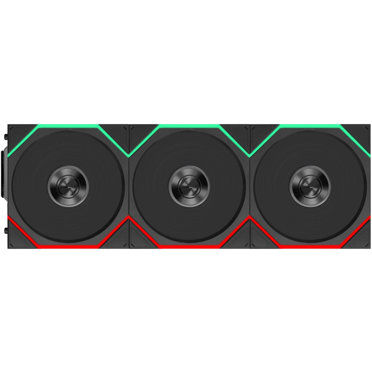 خرید Lian Li UNI Fan TL Flex 120 Triple Pack Reverse Blade - Black