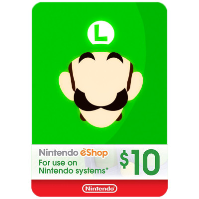 Nintendo eShop 10 $ Gift Card دیجیتالی
