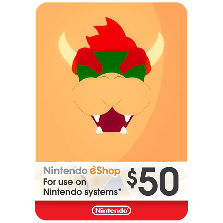 Nintendo eShop 50 $ Gift Card دیجیتالی