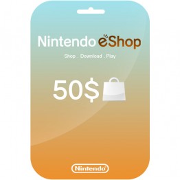 Nintendo eShop 50 $ Gift Card دیجیتالی
