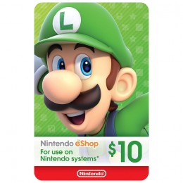 Nintendo eShop 10$ Gift Card - Physical