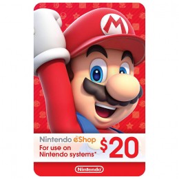 Nintendo eShop 20$ Gift Card - Physical