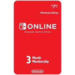 Nintendo Switch Online Membership - 3 Months - Physical