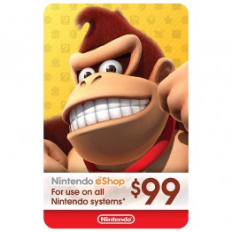 Nintendo eShop 99$ Gift Card - Physical