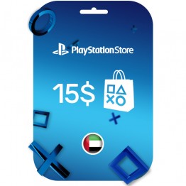 PSN 15$ Gift Card UAE دیجیتالی
