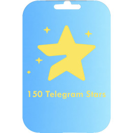 Telegram Stars Gift Card - 150 Stars