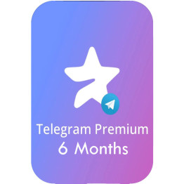 Telegram Premium Gift Card - 6 Months