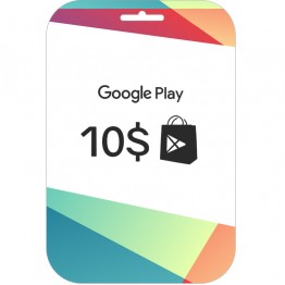 Google Play 10$ Gift Card دیجیتالی