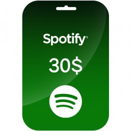 Spotify 30 $ Gift Card دیجیتالی