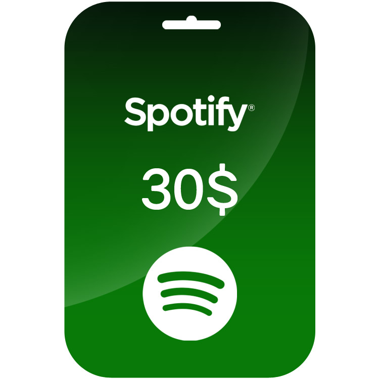 Spotify 30 $ Gift Card