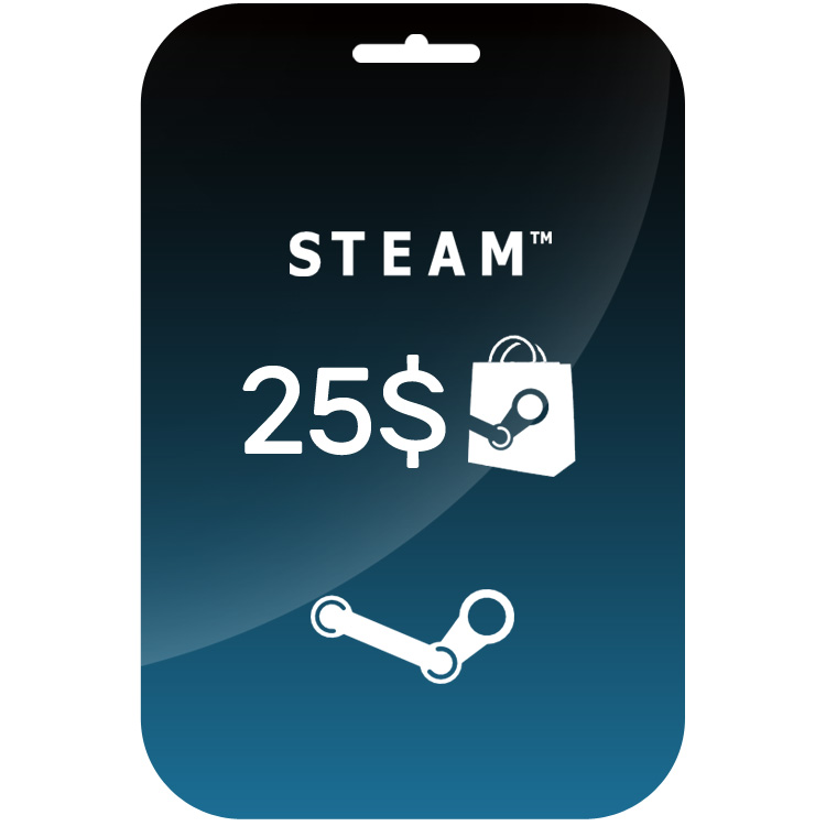 Steam 25 $ Gift Card