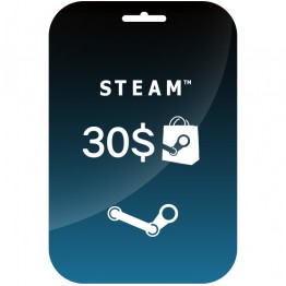 Steam 30 $ Gift Card دیجیتالی