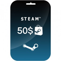 Steam 50 $ Gift Card دیجیتالی