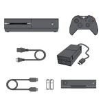 XBOX ONE 500GB New Series + Kinect + 3 Games + 3.5 mm Headset Jack 