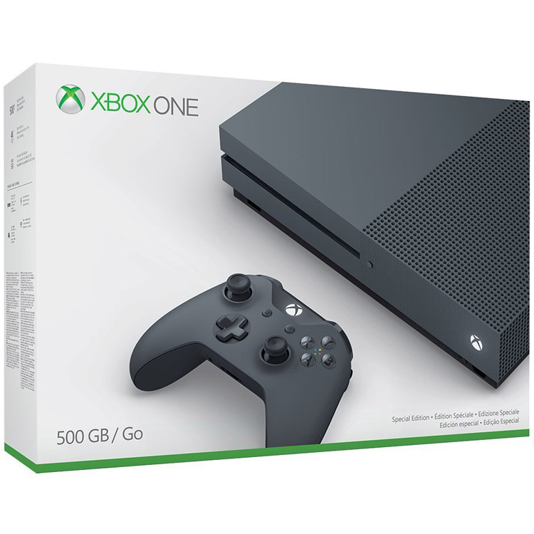 Xbox One S 500GB Storm Grey Console - PAL