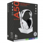 خرید هدست Astro A50 LIGHTSPEED نسل پنج به همراه بیس - بی‌سیم - سفید