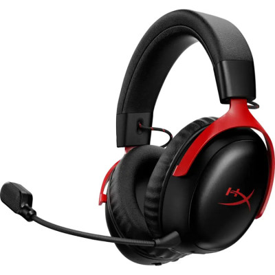 HyperX Cloud III S Wireless Gaming Headset - Black/Red