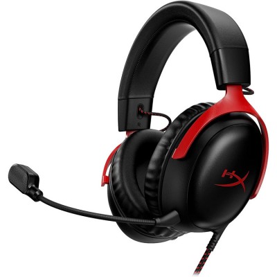 HyperX Cloud III Gaming Headset - Black/Red