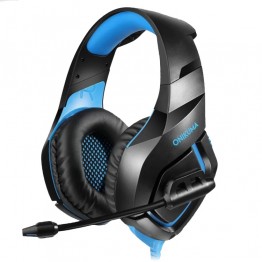 Onikuma K1B Gaming Headset - Black/Blue