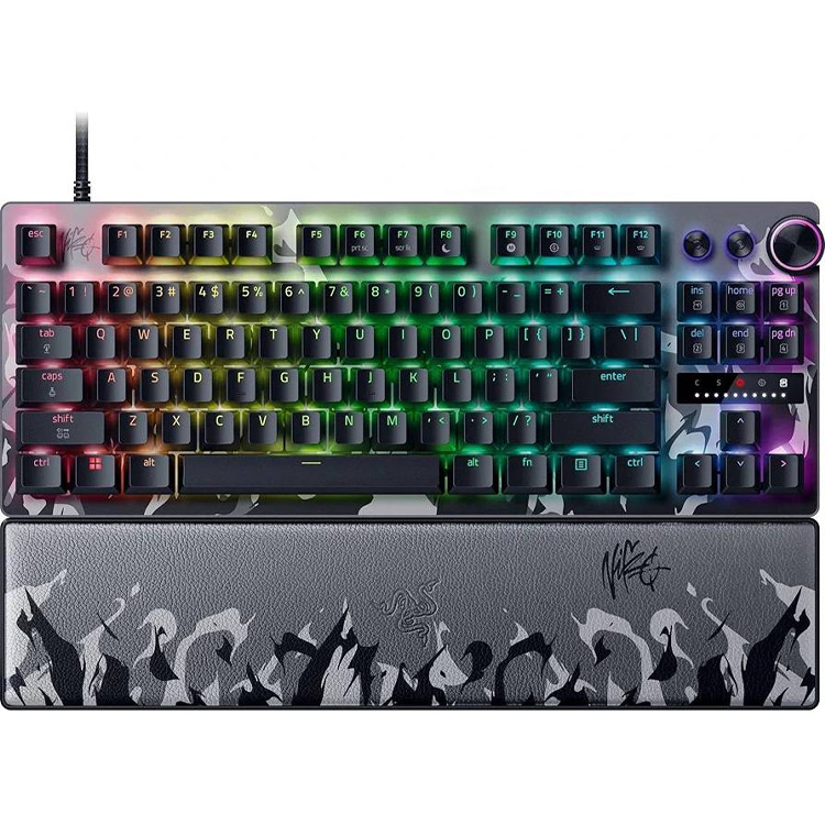 خرید کیبورد Razer Huntsman V3 Pro Tenkeyless 8KHz - سوییچ آنالوگ اپتیکال نسل 2 - نسخه Niko