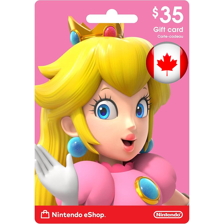 خرید گیفت کارت نینتندو سوییچ - 35 دلار کانادا - دیجیتالی