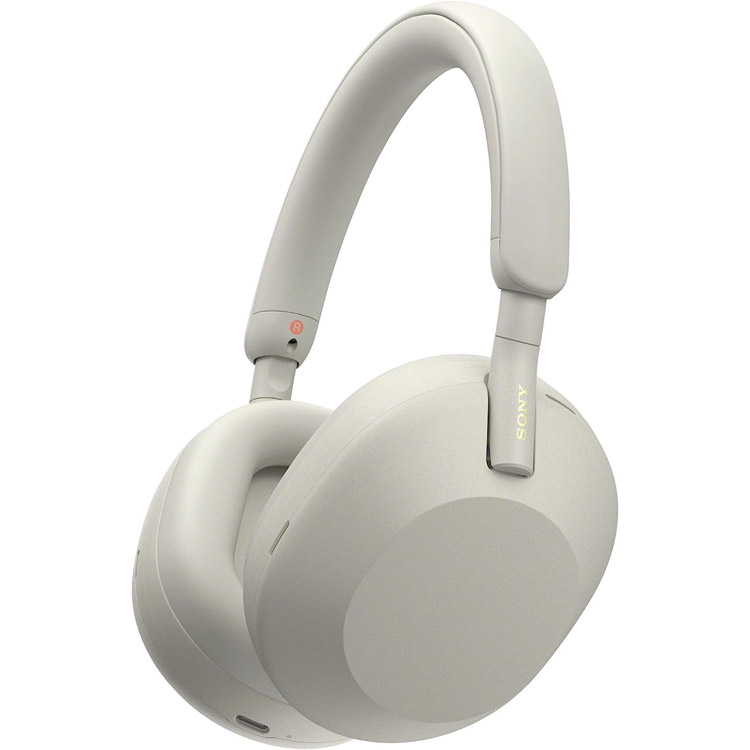 خرید هدفون Sony WH-1000XM5 - بی‌سیم - نقره‌ای